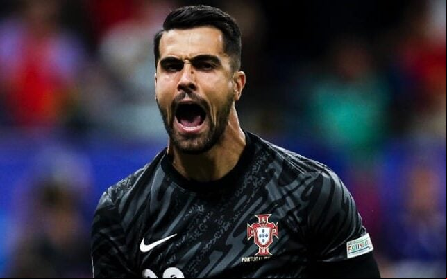 Diogo Costa, goleiro do Porto, durante partida pela seleção de Portugal (Divulgação/Portugal)