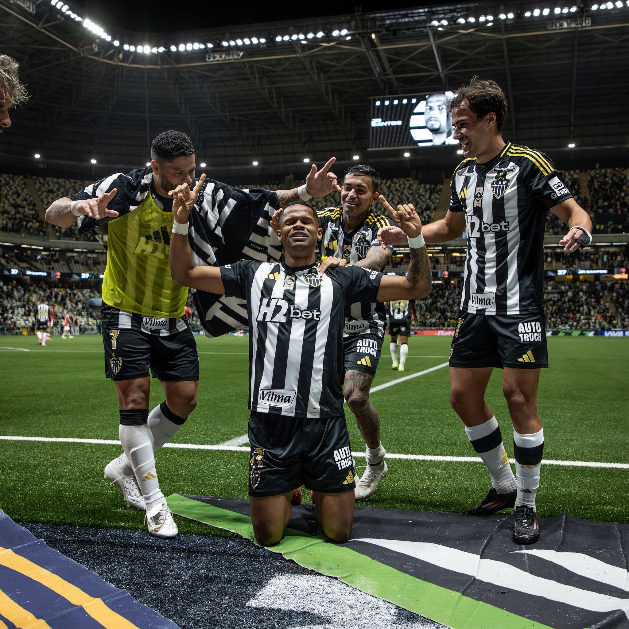 Atacante foi o autor do segundo gol da partida contra o Internacional